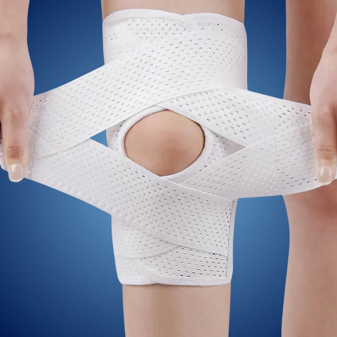 FlexGuard Knee Pads | with Support Compression Springs and Tension Strap - for Stability - Pain Relief and Protection Glevato