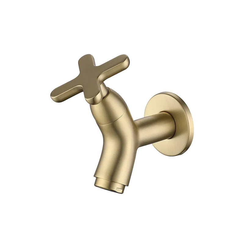 Glevato | BrassFlow – Wall-Mounted Cold Water Tap in Solid Brass