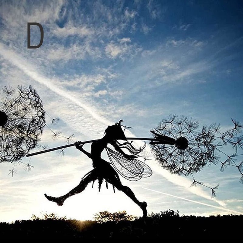Glevato | Dancing Fairy Statue Steel - FairyDancer™