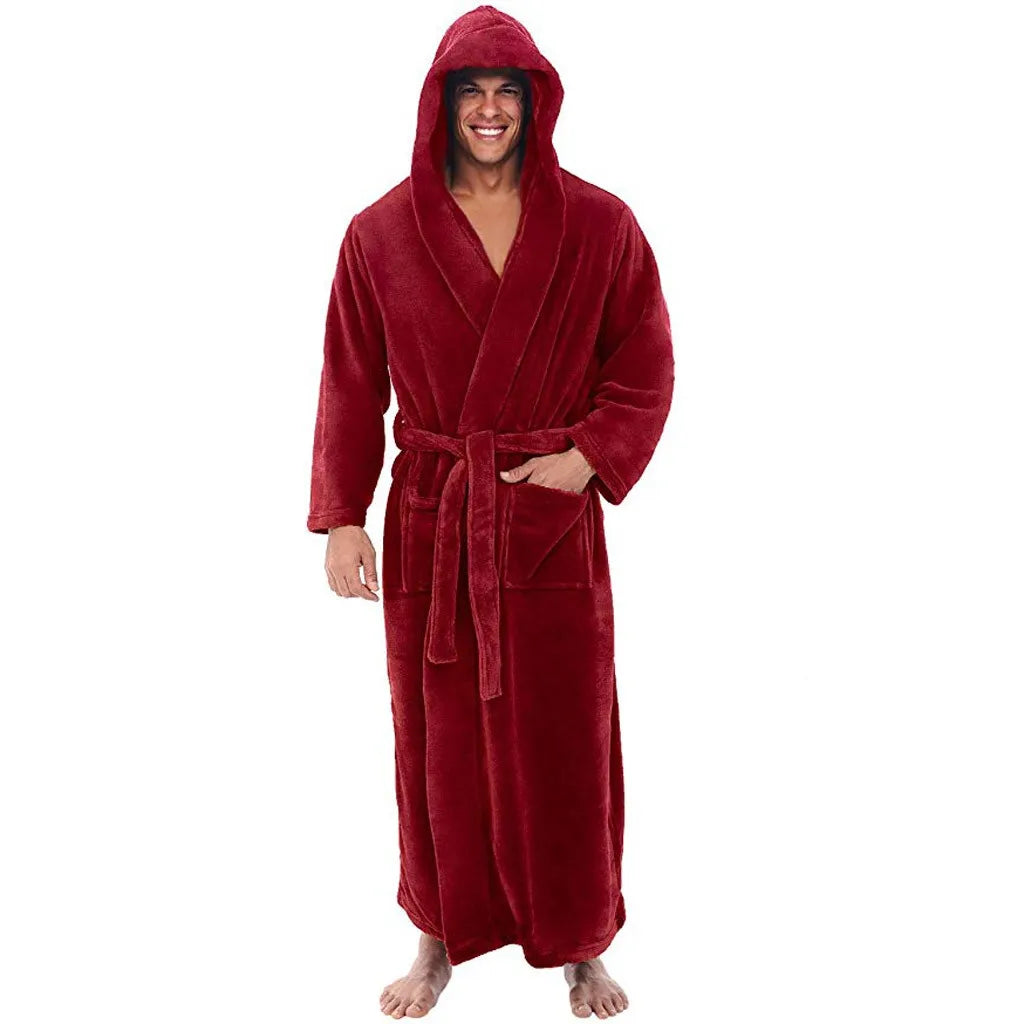 Glevato | HoodedChill – Cozy Bathrobe for Men