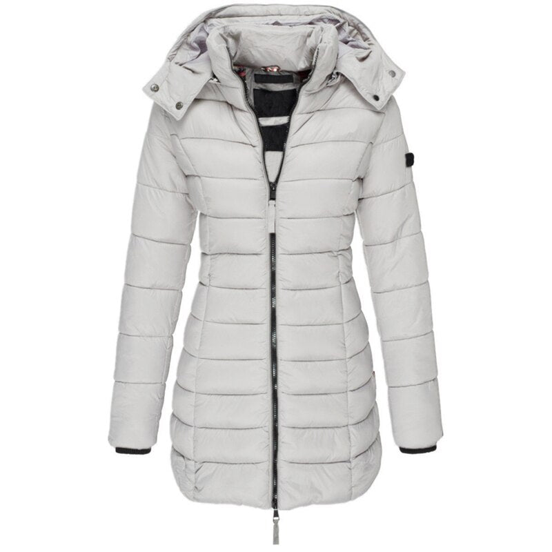 Glevato | Insulated Winter Down Jacket for Women with Hood