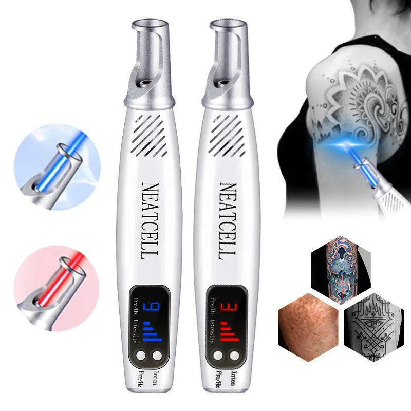 Glevato | Laser Removal Pen | Laser Tattoo Removal Red & Blue