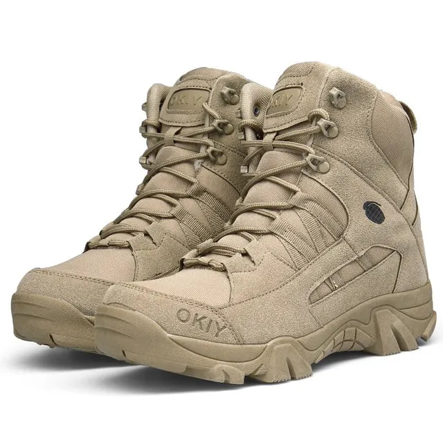 Glevato | Men's Waterproof Hiking Boots - High Grip Tactical Boots