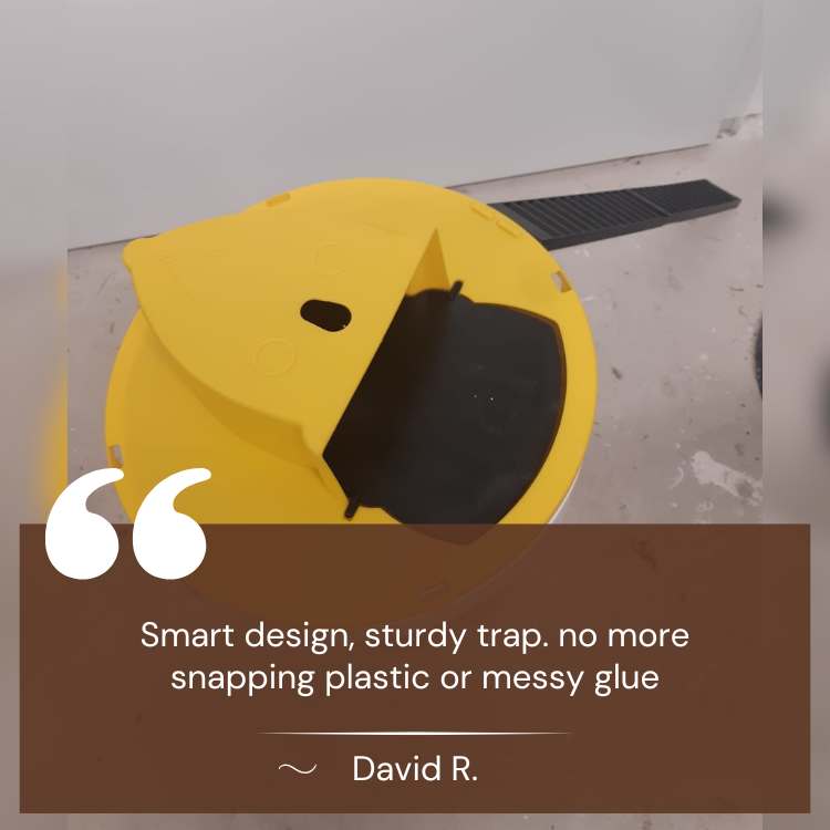 Glevato | Mouse Trap Multi-Catch | Automatic Tilting Function | Safe for Children and Pets