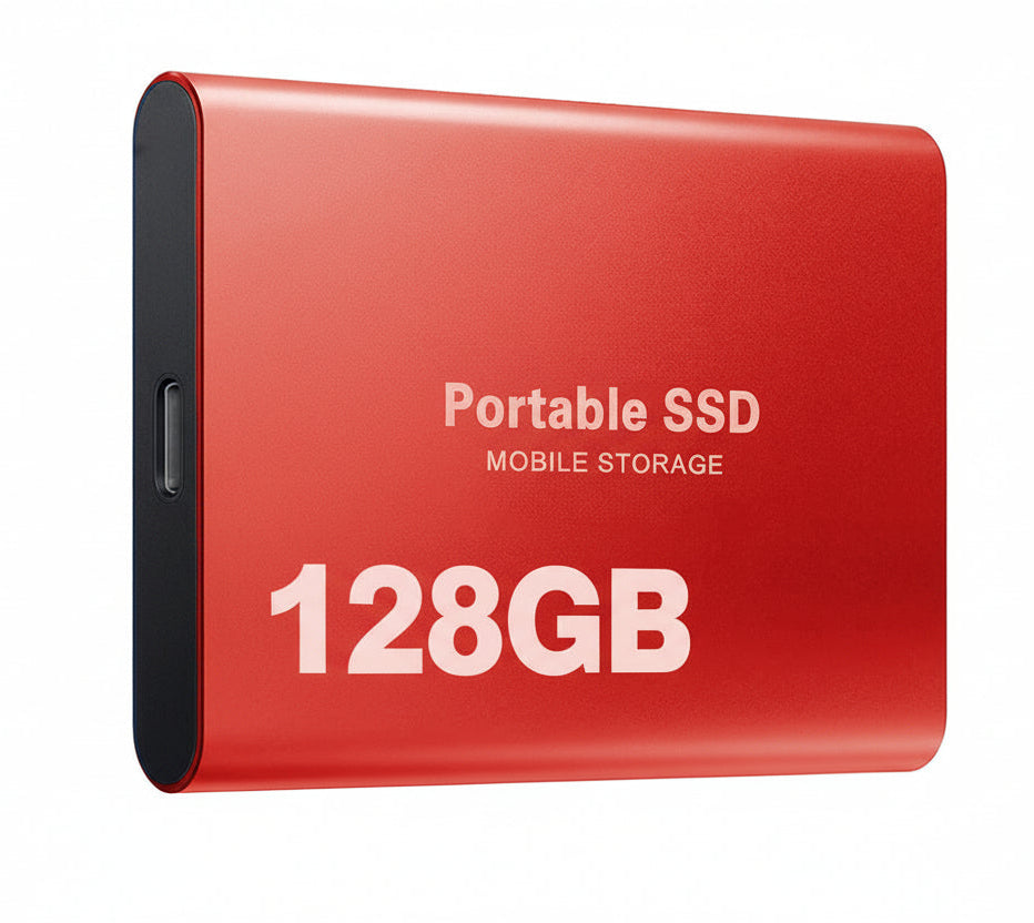 Glevato | Portable SSD 128GB Hard Drive External Storage Compact Fast Best Quality