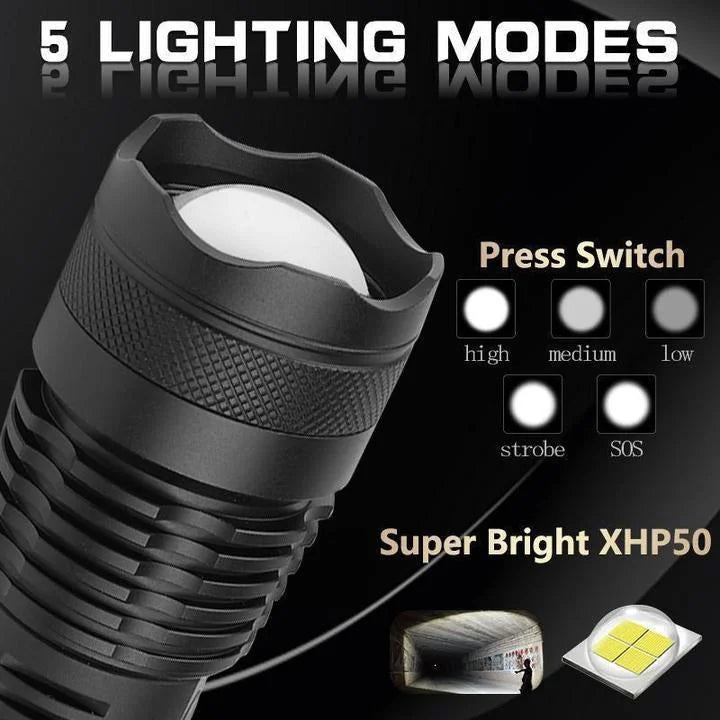 Glevato | Powerful 90000 Lumens LED Flashlights β The Best Flashlight for Any Adventure