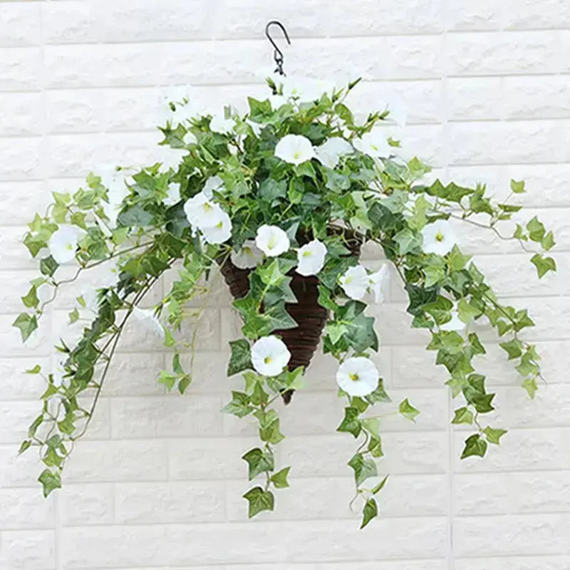 Glevato | Realistic, UV-resistant artificial morning glory - Buy one, get one!
