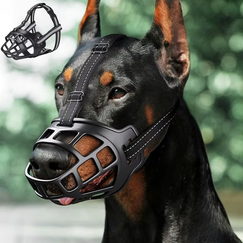 Glevato | Reflective Dog Muzzle - Water-Friendly & Breathable