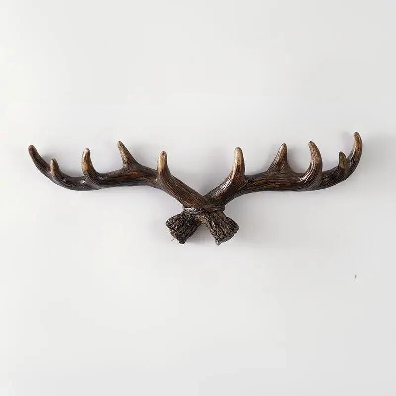 Glevato | Vintage Antler Wall Hook Rustic Coat Rack