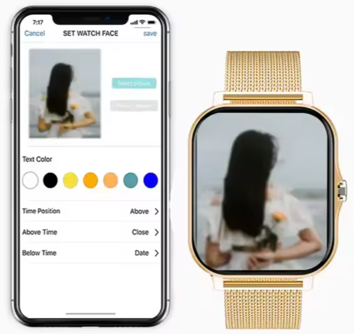 Glevato | Women's Smartwatch with Full Touch Screen Display