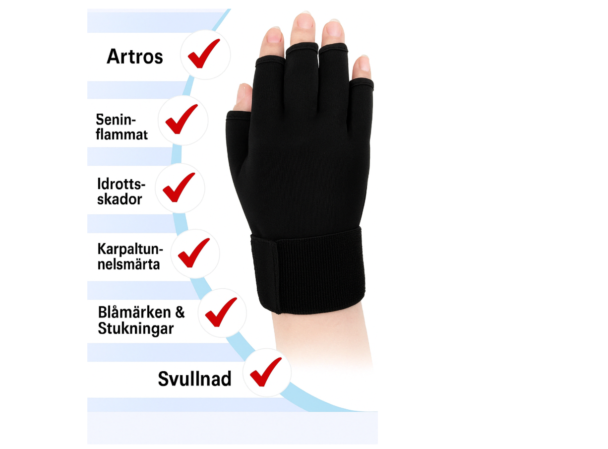 Heating & Warming Glove - Rheumatism, Osteoarthritis, Swelling