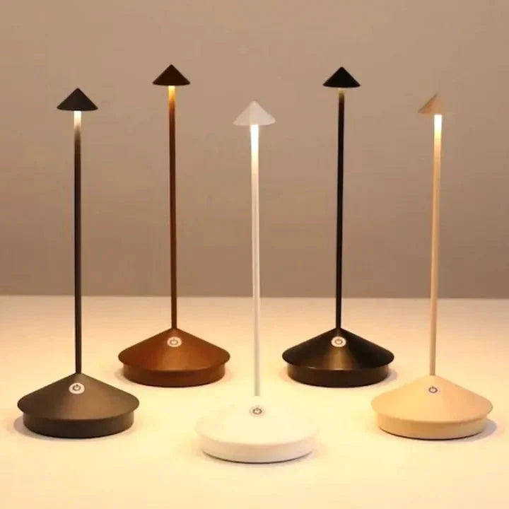 Minimalist LED Table Lamp - Waterproof & Dimmable Cordless Lighting