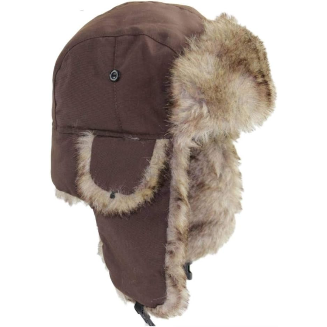 Trapper Winter Hat with Fur Lining - Sasha