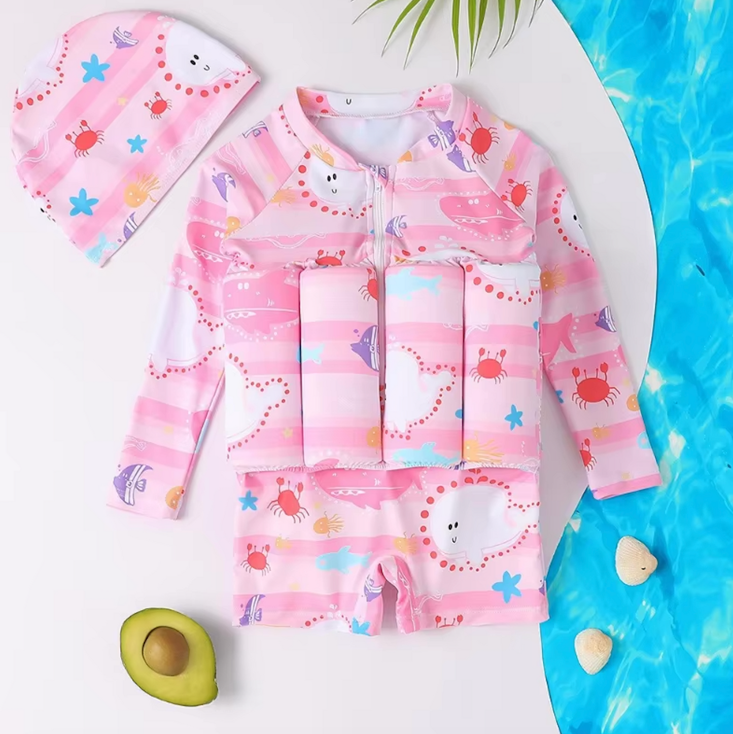 3-in-1 Swim Vest - Floating with UV Protection SPF 50+