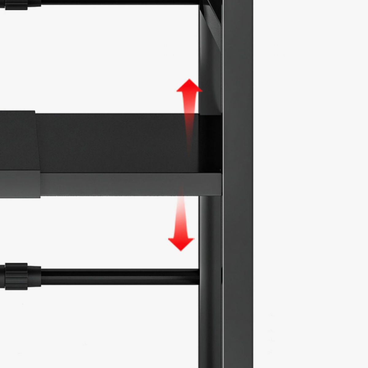 Adjustable Storage Shelf for Microwave