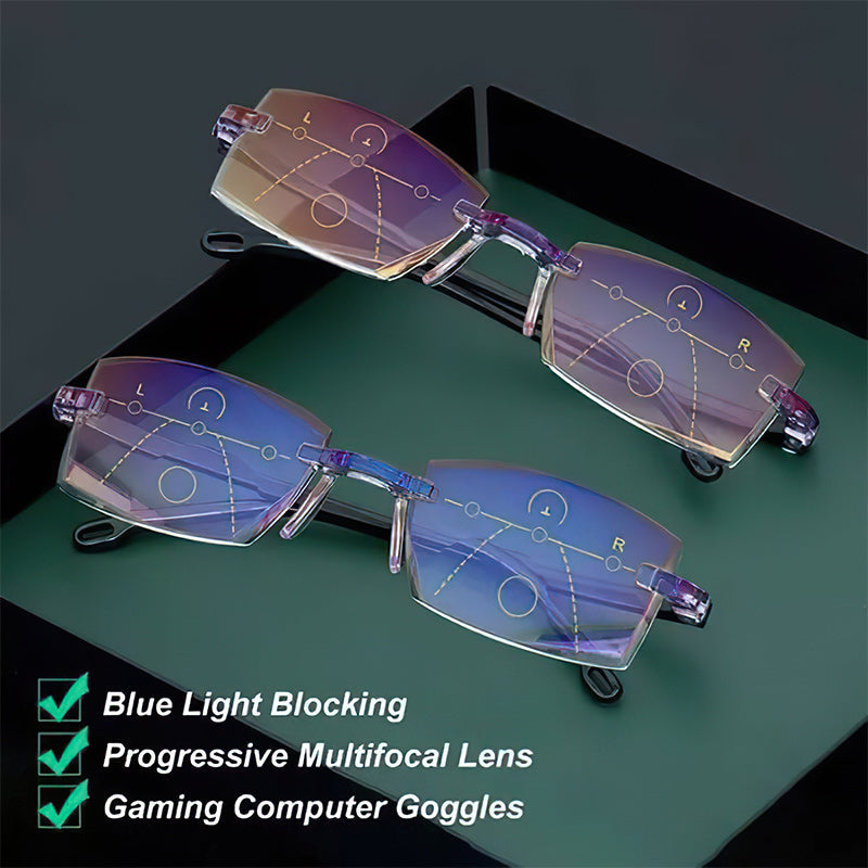 Advanced Blue Light Blocking Multifocal Reading Glasses - SapphireView