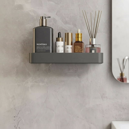 AQUASHELF – Elegant Wall Shelf for Bathroom with Towel Holder & Drill-Free Installation