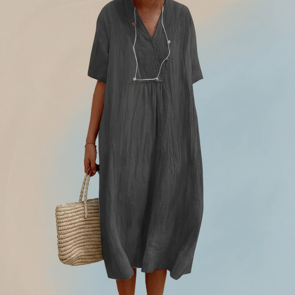 ARIA DRESS - cotton-linen summer dress for ultimate comfort