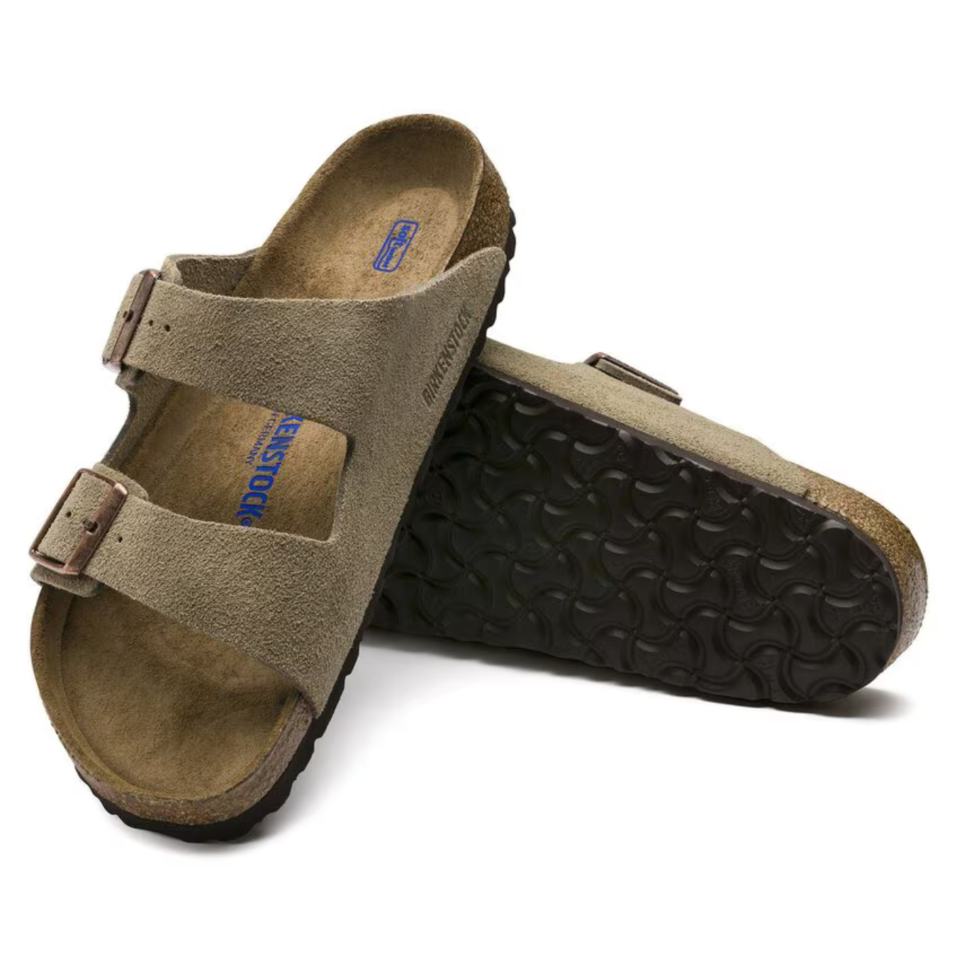 Arizona | Taupe Suede – Casual Sandals with Soft Anatomical Footbed