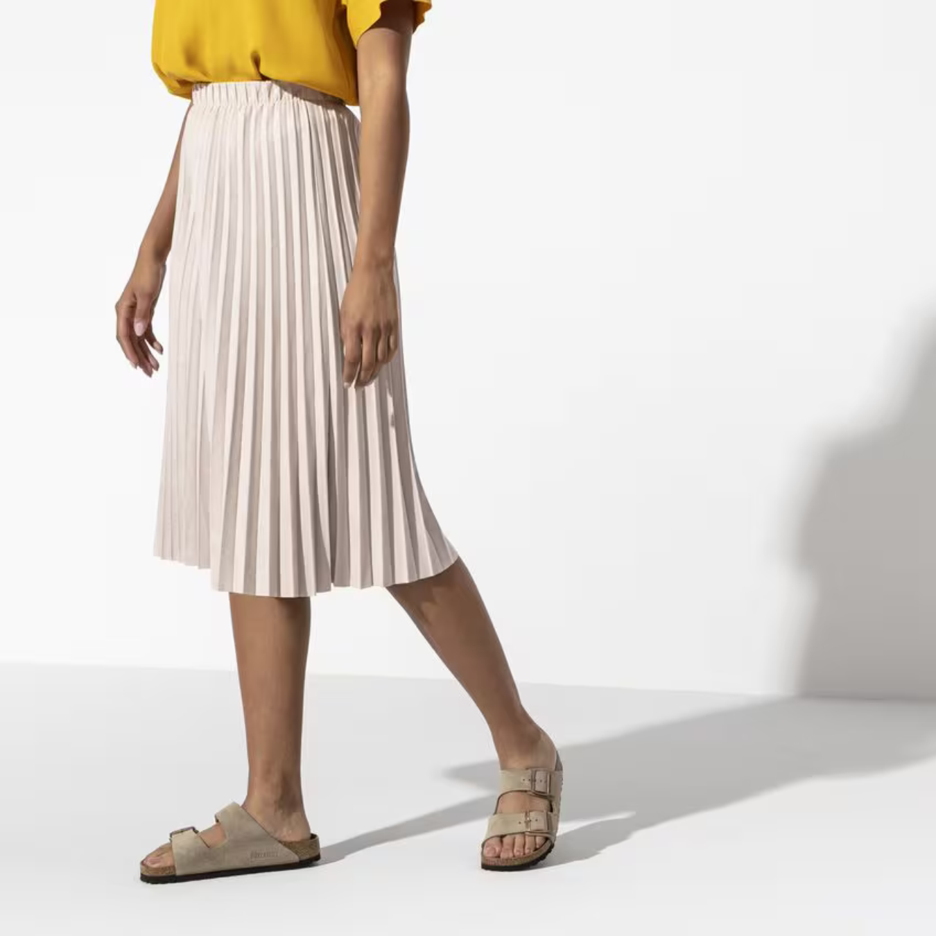 Arizona | Taupe Suede – Casual Sandals with Soft Anatomical Footbed