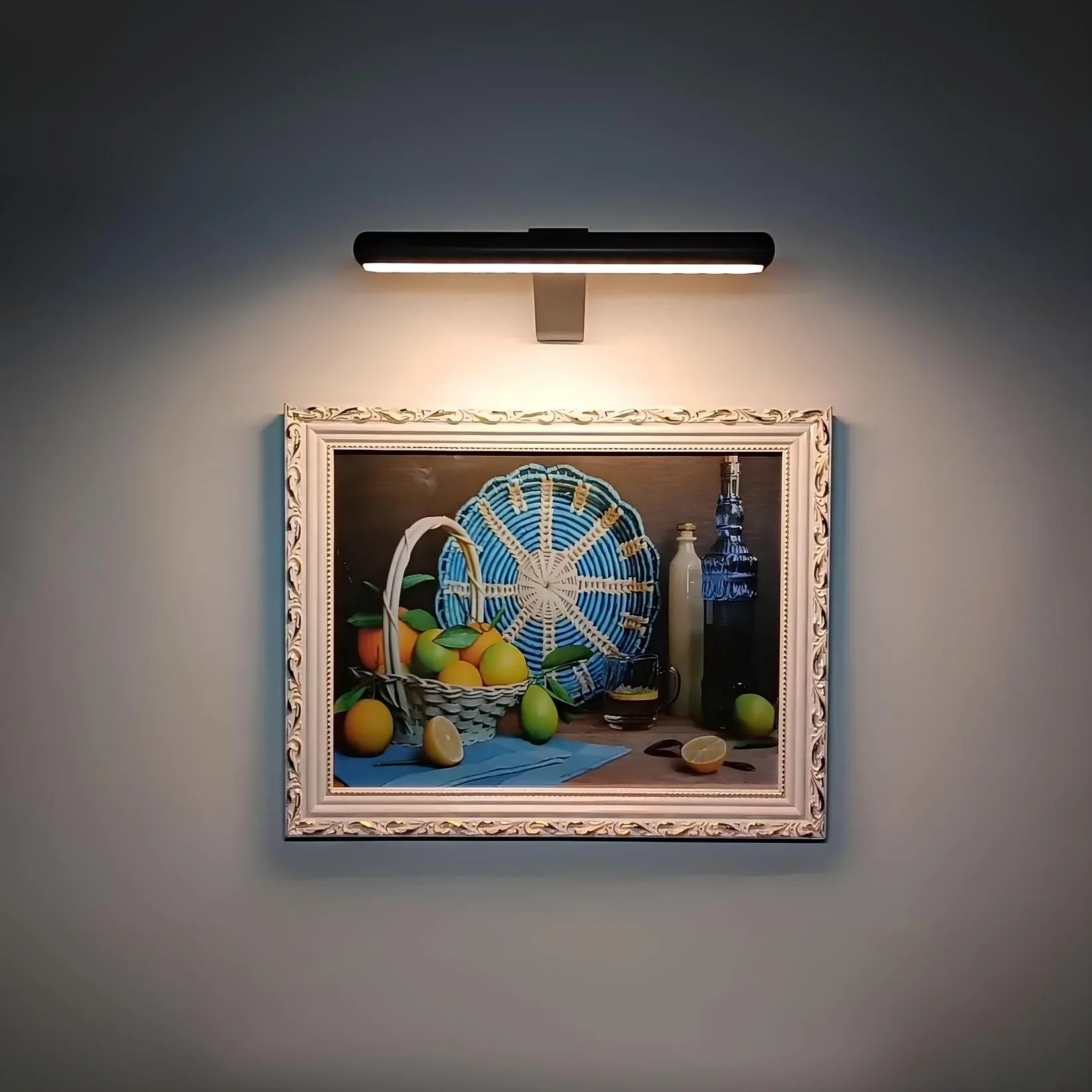 ArtGlow Wireless LED Lighting for Paintings – Rechargeable Wall Sconce with Remote Control, Dimmable Light