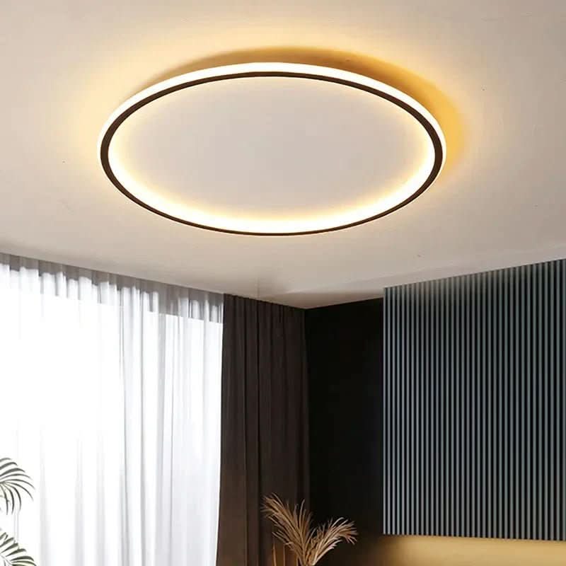 AUROGLOBE – Scandinavian LED Ceiling Light for Warm, Glare-Free Living Room Lighting
