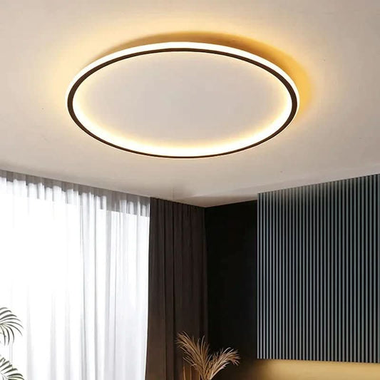 AUROGLOBE – Scandinavian LED Ceiling Light for Warm, Glare-Free Living Room Lighting