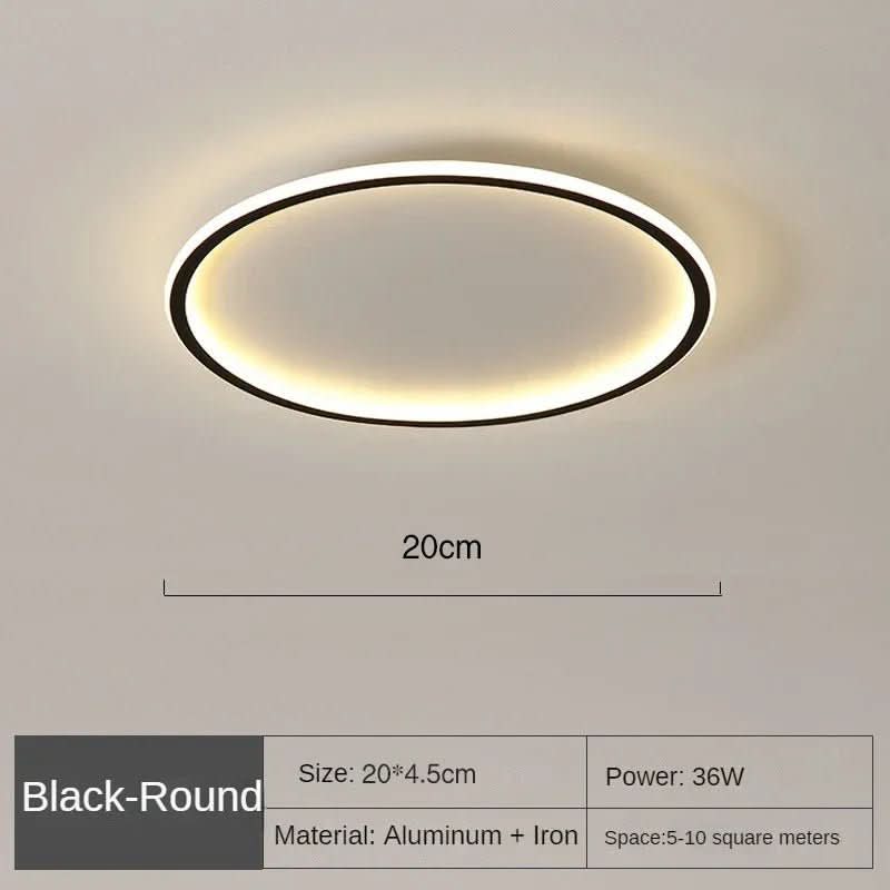 AUROGLOBE – Scandinavian LED Ceiling Light for Warm, Glare-Free Living Room Lighting