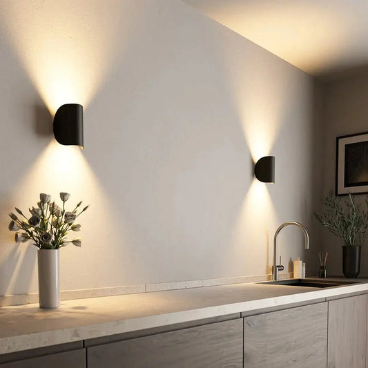 BRIGHTFLOW – Modern LED Wall Light for Energy-Efficient Living Room Lighting