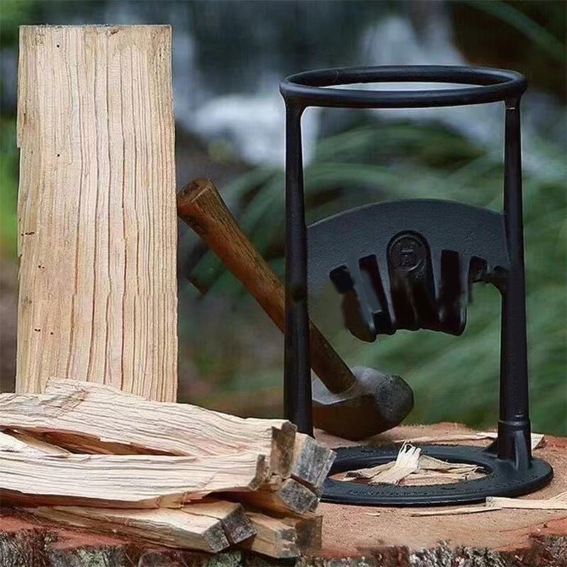 CAMPCHOP – Safe manual firewood splitter for easy & mobile wood splitting