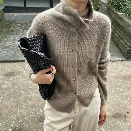 Clara - Ladies' Cardigan Cozy Knitted Jumper for Women