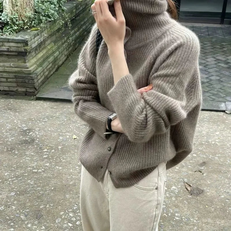 Clara - Ladies' Cardigan Cozy Knitted Jumper for Women