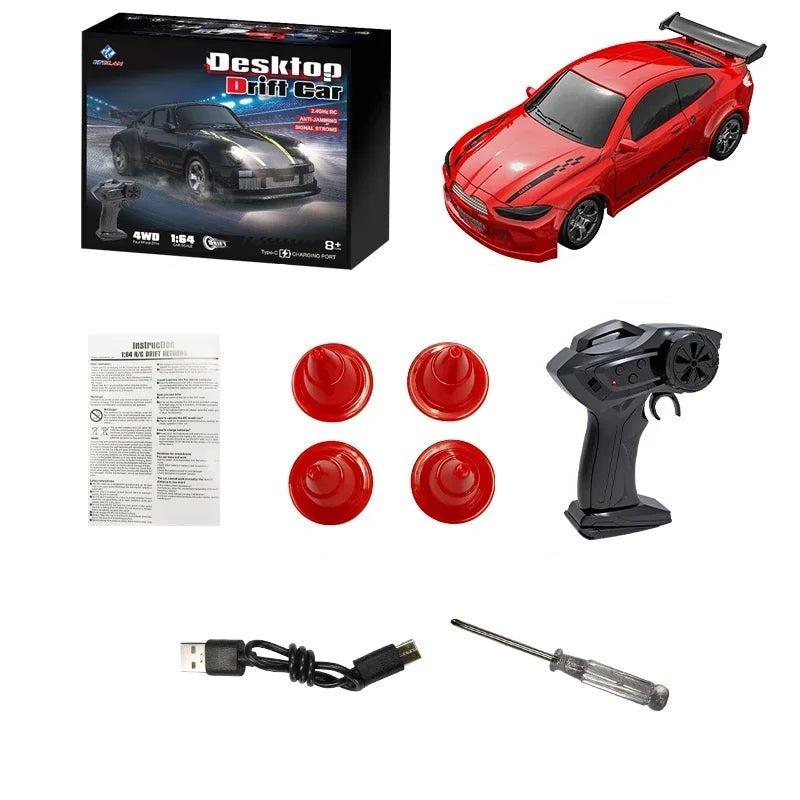 DRIFTLITE – Mini 4WD RC Car with Stable Control and Fast Acceleration