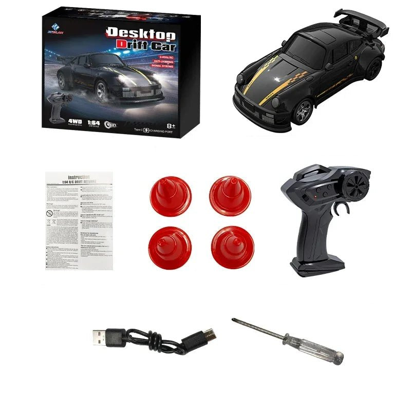DRIFTLITE – Mini 4WD RC Car with Stable Control and Fast Acceleration