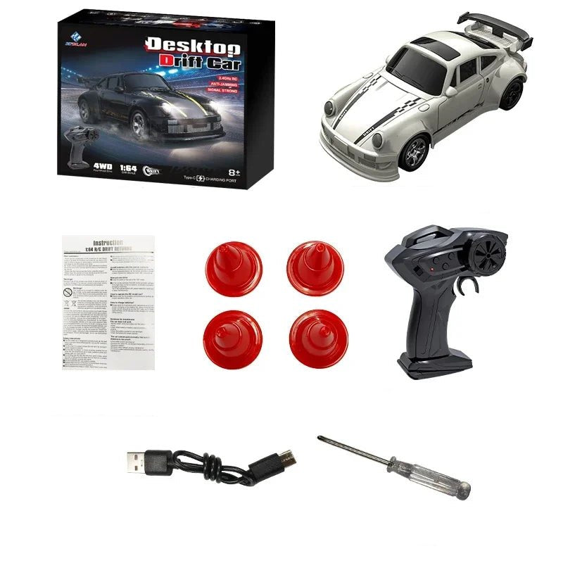 DRIFTLITE – Mini 4WD RC Car with Stable Control and Fast Acceleration