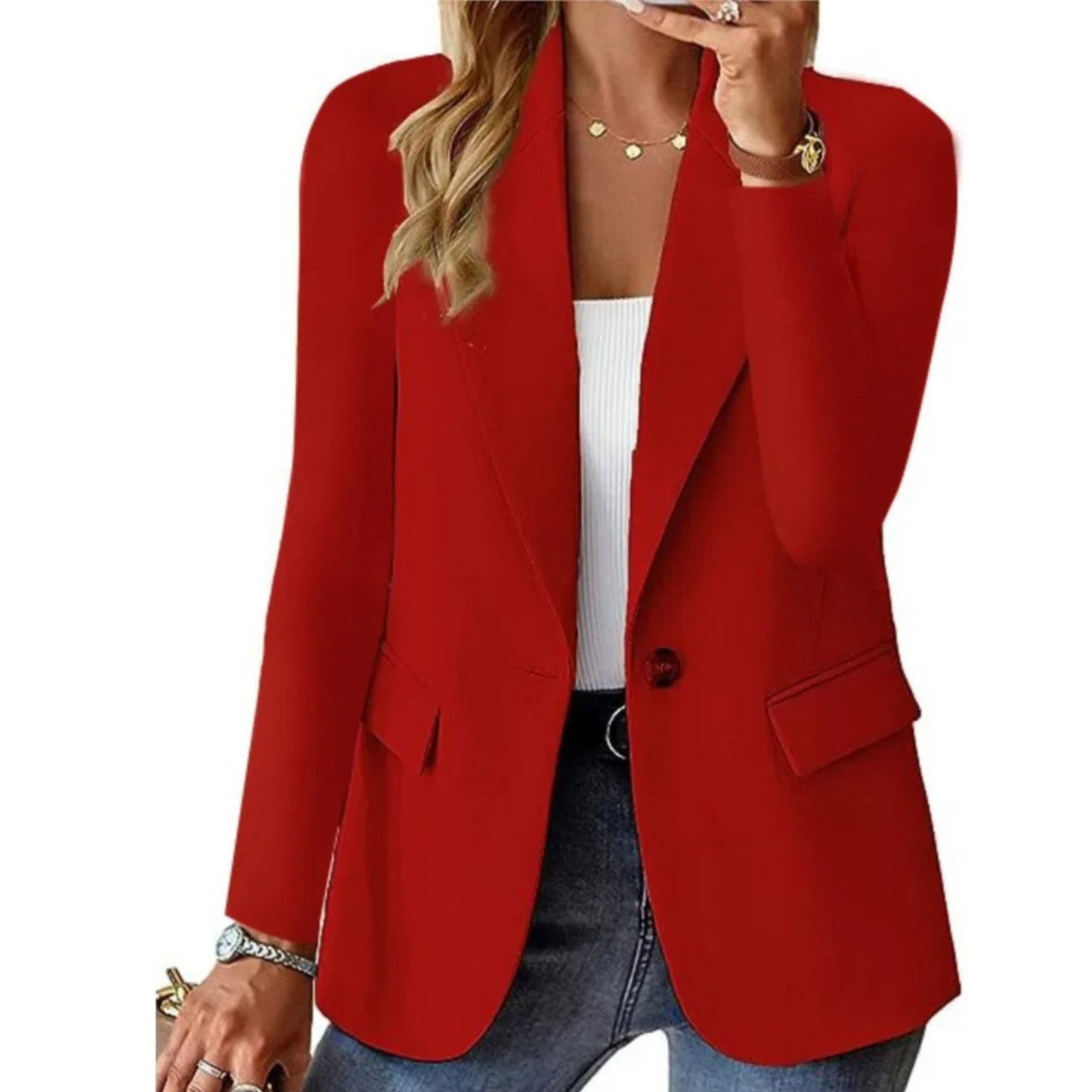 Elena | Tailored Casual Blazer for Autumn
