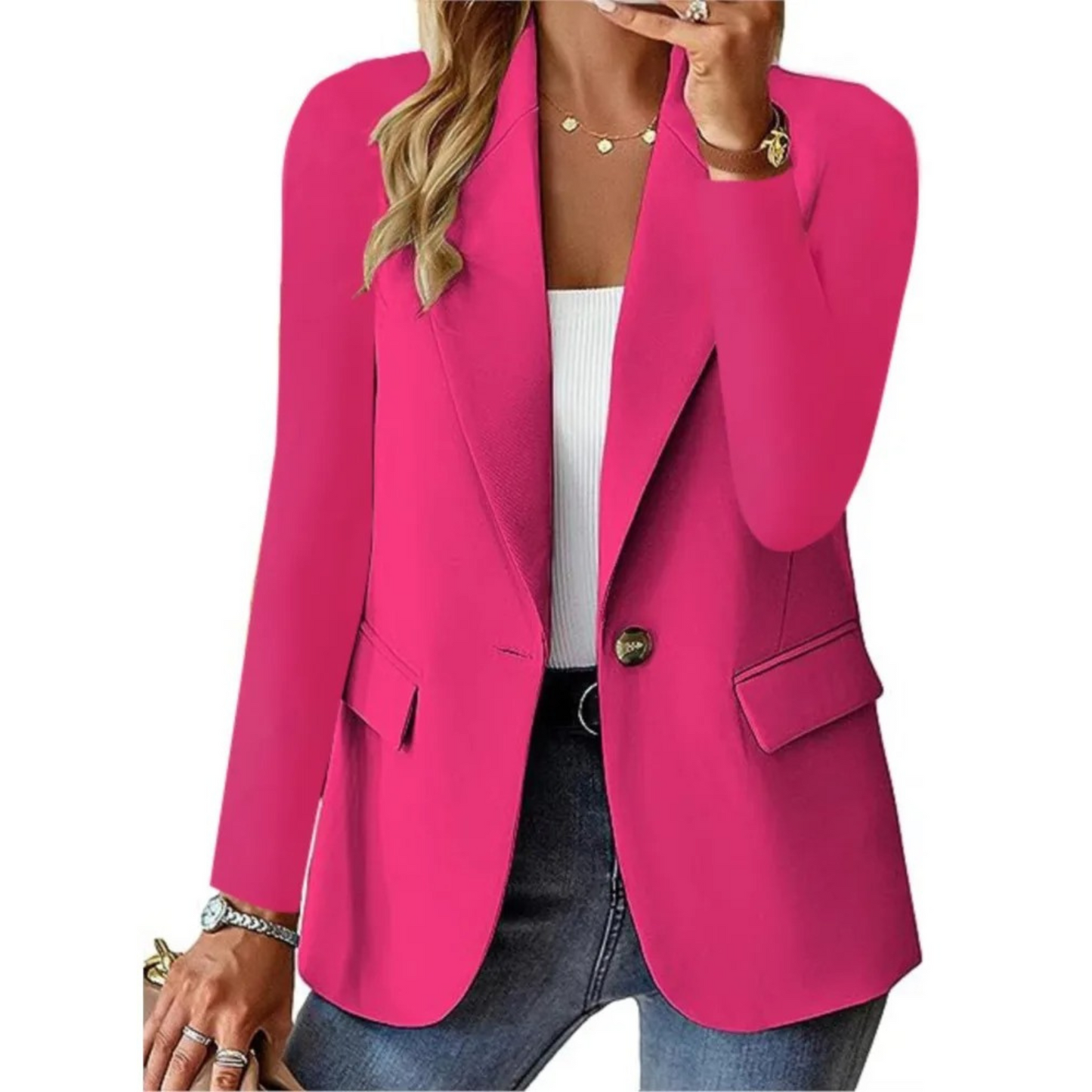 Elena | Tailored Casual Blazer for Autumn