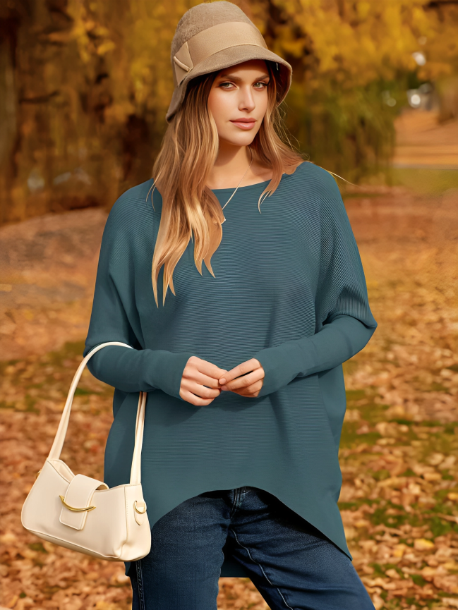 Eline | Elegant oversized knitted jumper for autumn