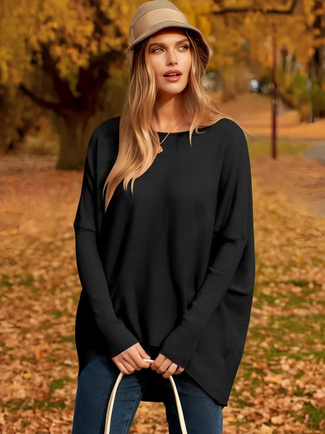 Eline | Elegant oversized knitted jumper for autumn