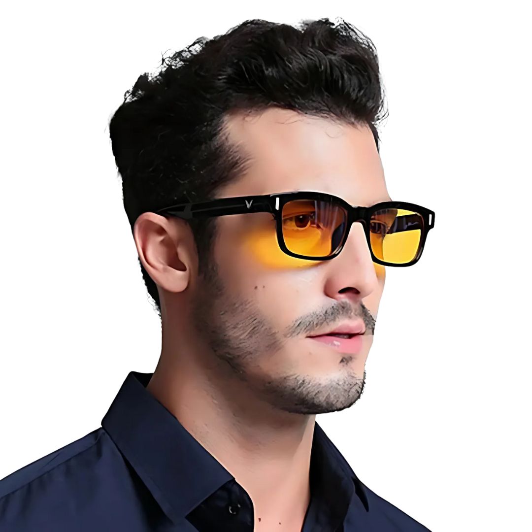 EyeShield Pro Blue Light Blocking Computer Glasses | With UV Protection - Reduces Eye Strain - Improves Sleep Quality - Relieves Eye Fatigue Glevato
