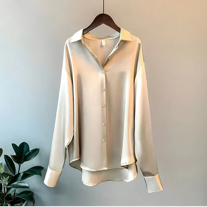 Fifine | Women's Silk Shirt | Elegant, Luxurious & Versatile | Perfect for Autumn