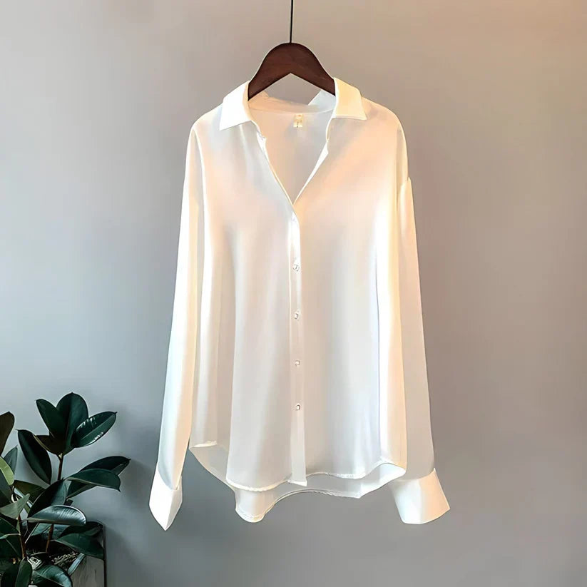 Fifine | Women's Silk Shirt | Elegant, Luxurious & Versatile | Perfect for Autumn