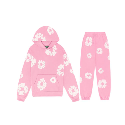 FrenchModaDenim - Unisex Autumn Floral Track Suit with Iconic Prints