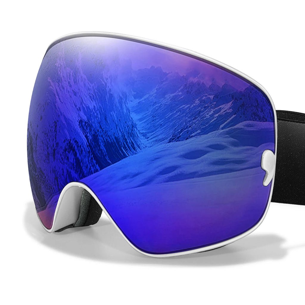 FROSTBLICK – Premium ski goggles with anti-fog coating, UV400 protection & night vision lens