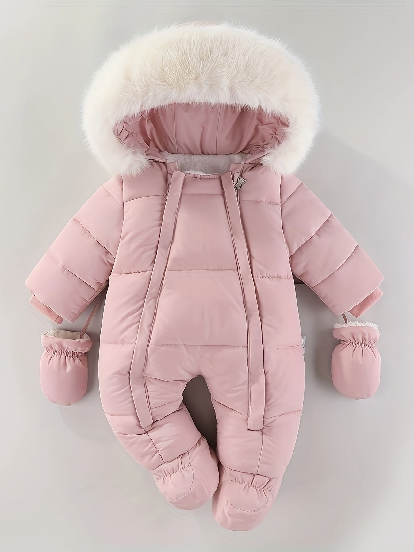 Frosty Baby Sleepsuit - Luxury Winter Sleepsuit with Hood for the Colder Months