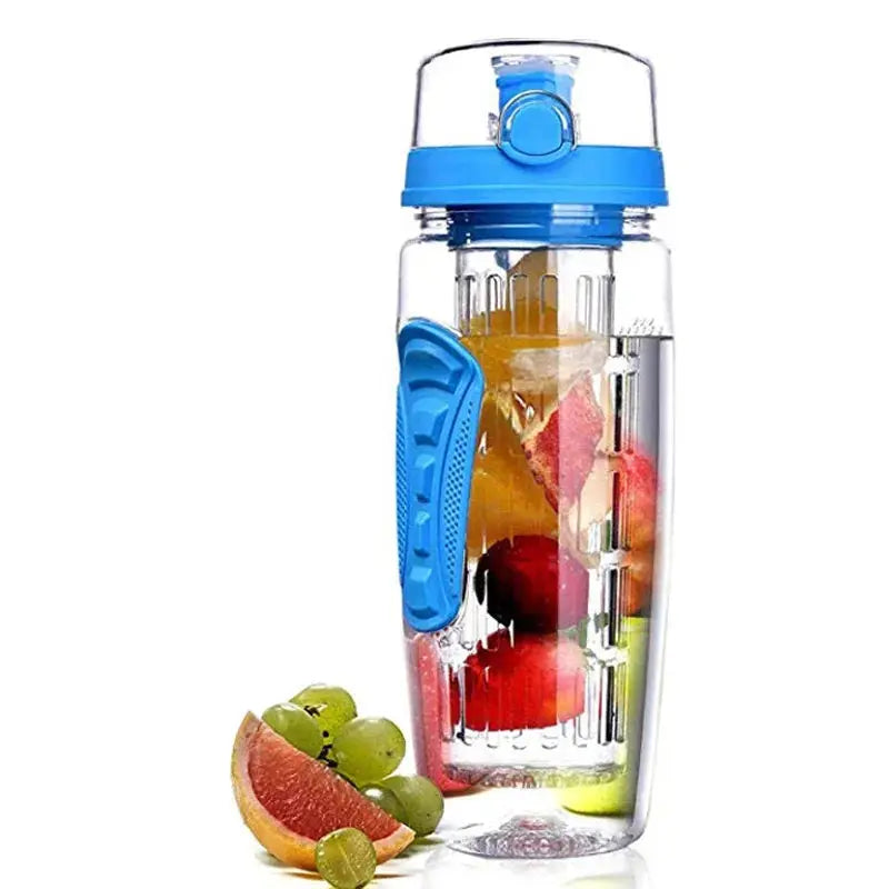 Fruit Infuser Bottle with Long Infuser Case and Time Indicator