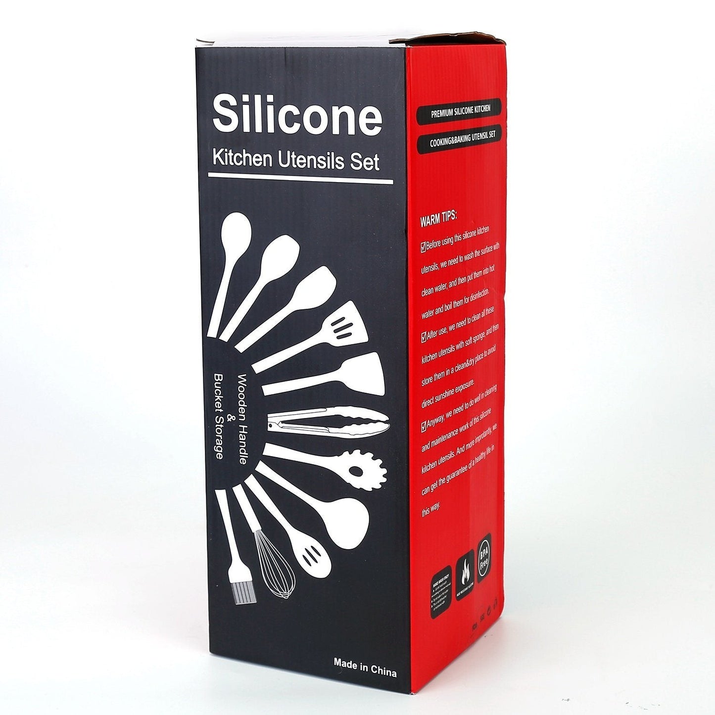Glevato | 11-Piece: Silicone Kitchen Utensil Set