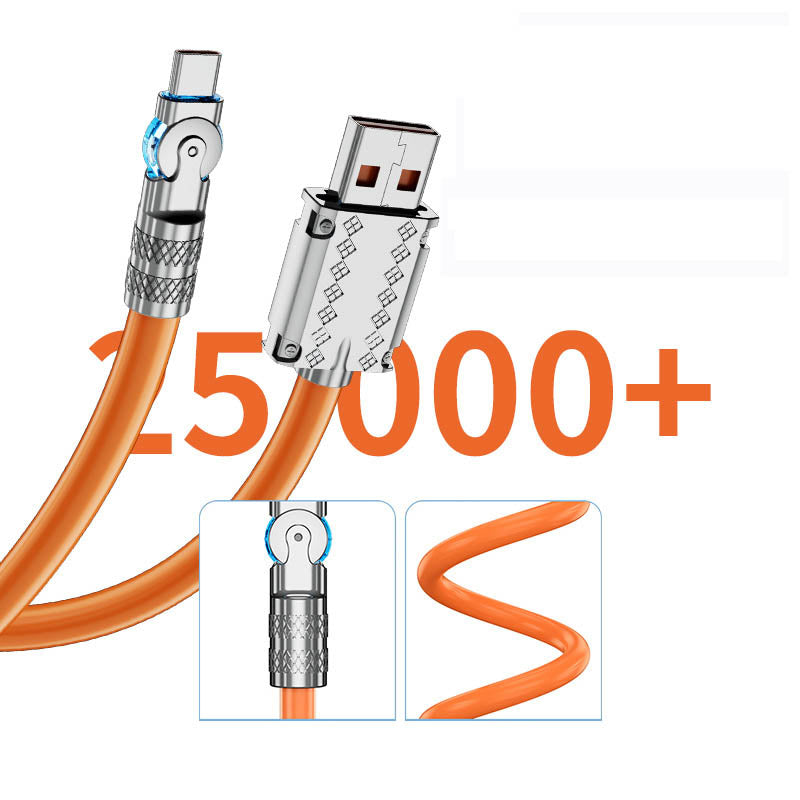 Glevato | 180° Anti-Break Fast Charging Data Cable (120W)