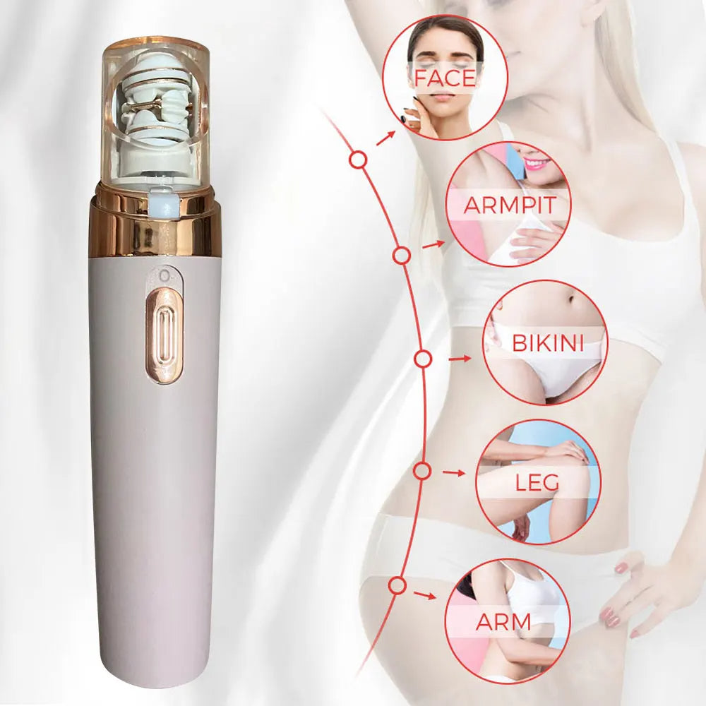 Glevato | 2 in 1 Facial Hair Removal and Epilator for Women