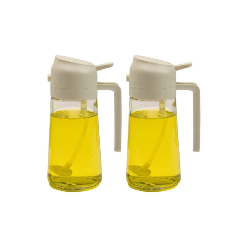Glevato | 2-in-1 Glass Oil Sprayer and Dispenser